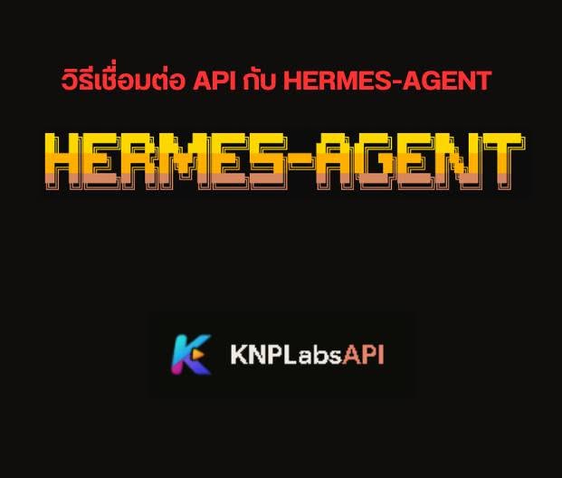 ภาพรวม: เชื่อมต่อ Hermes Agent กับ KNPLabs API